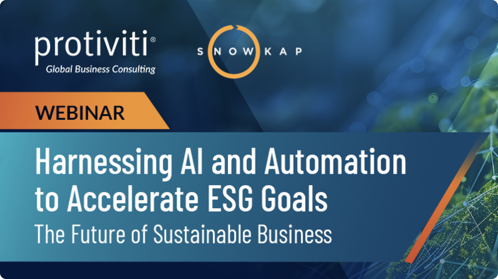 Harnessing AI and Automation to Accelerate ESG Goals Harnessing AI and Automation to Accelerate ESG Goals